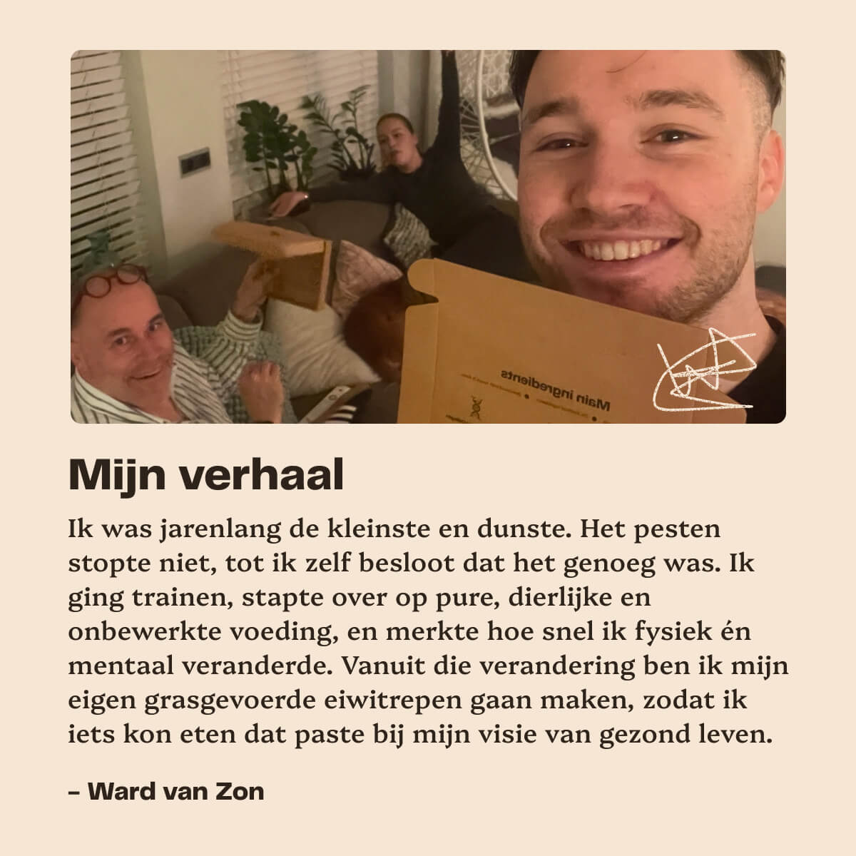 100% Grasgevoerde Eiwitreep – Bessen