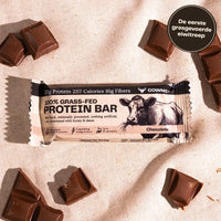100% Grasgevoerde Eiwitreep – Chocolade