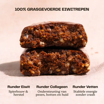 100% Grasgevoerde Eiwitreep – Chocolade
