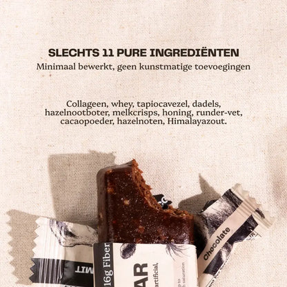 100% Grasgevoerde Eiwitreep – Chocolade