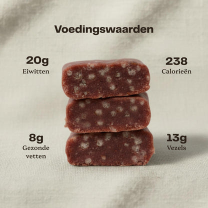 100% Grasgevoerde Eiwitreep – Bessen