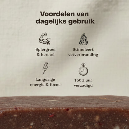 100% Grasgevoerde Eiwitreep – Bessen