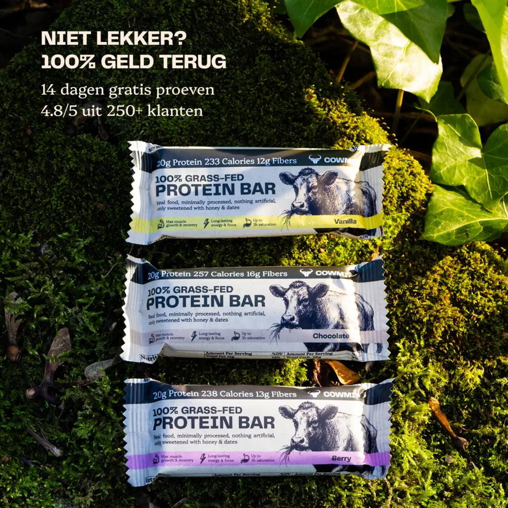 100% Grasgevoerde Eiwitreep - Variatiebox